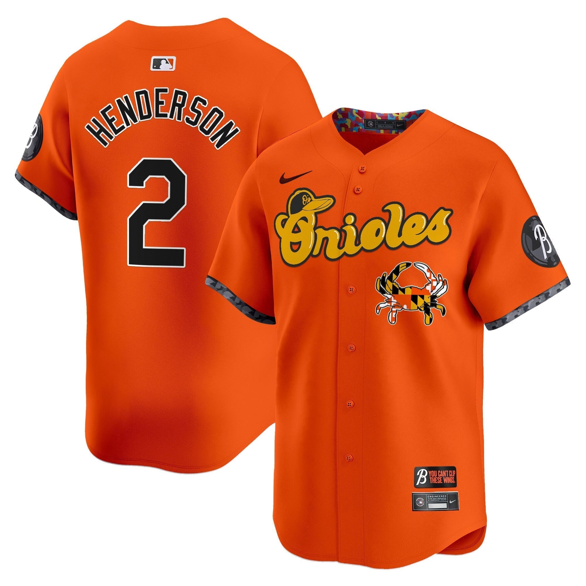 BAL Maryland Blue Crab Vapor Premier Limited Jersey - All Stitched