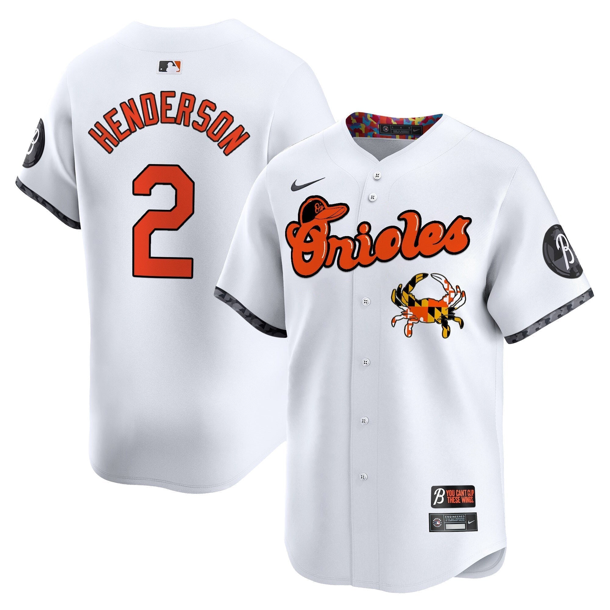 BAL Maryland Blue Crab Vapor Premier Limited Jersey - All Stitched