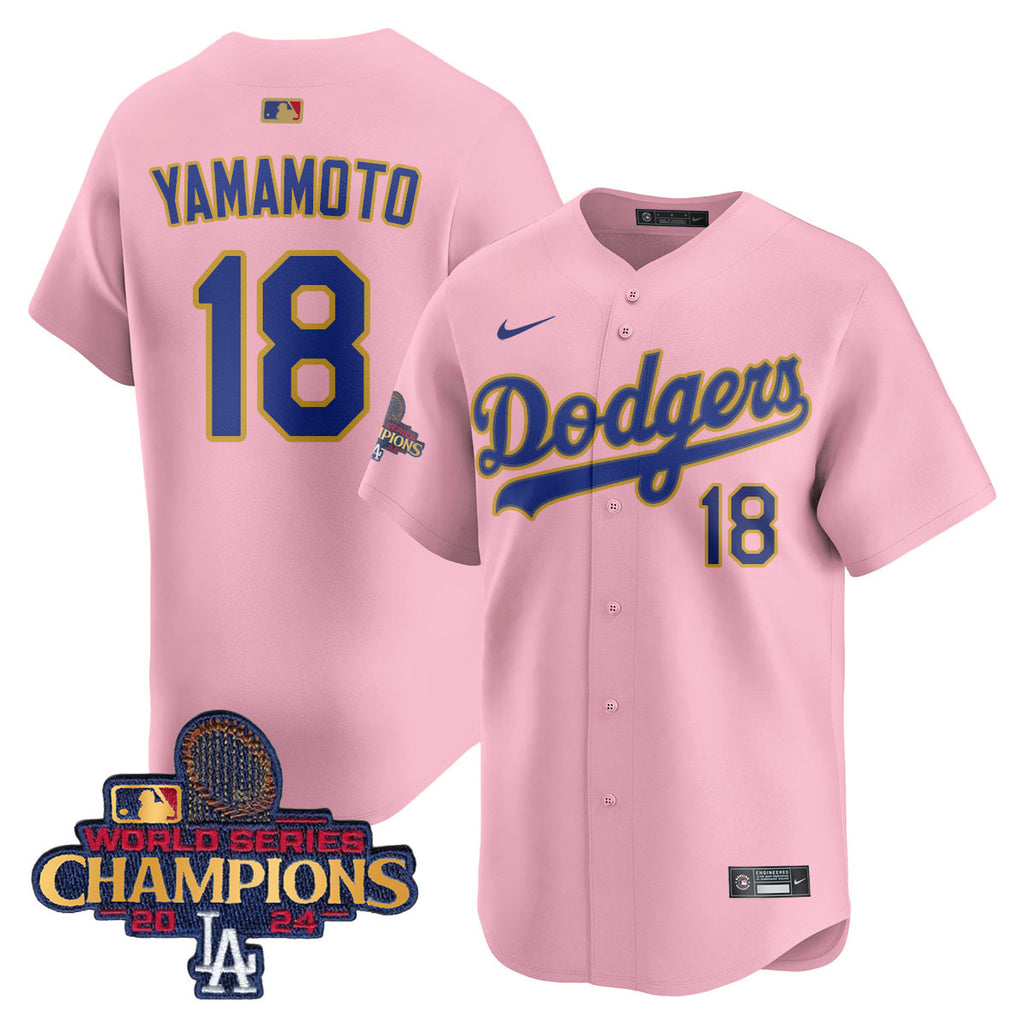 Men's Los Angeles Dodgers Gold 2025 Jersey - All Stitched