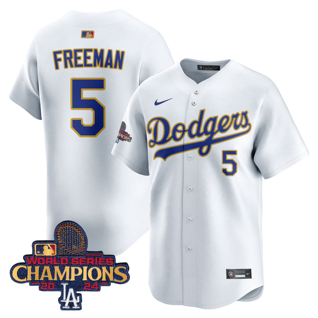 Men's Los Angeles Dodgers Gold 2025 Jersey - All Stitched