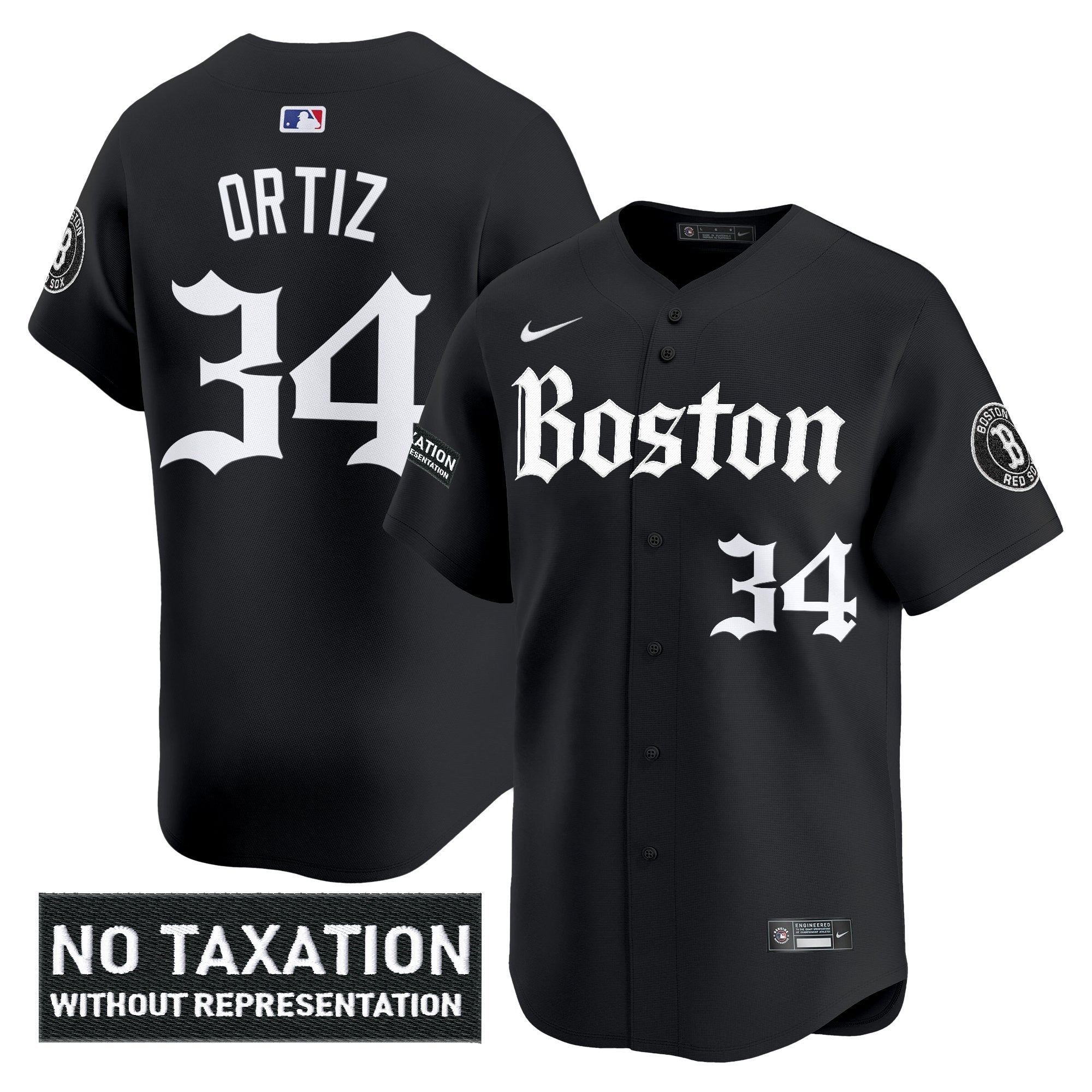 BOS 'Retro Newspaper Edition' Vapor Premier Limited Men Jersey - All Stitched