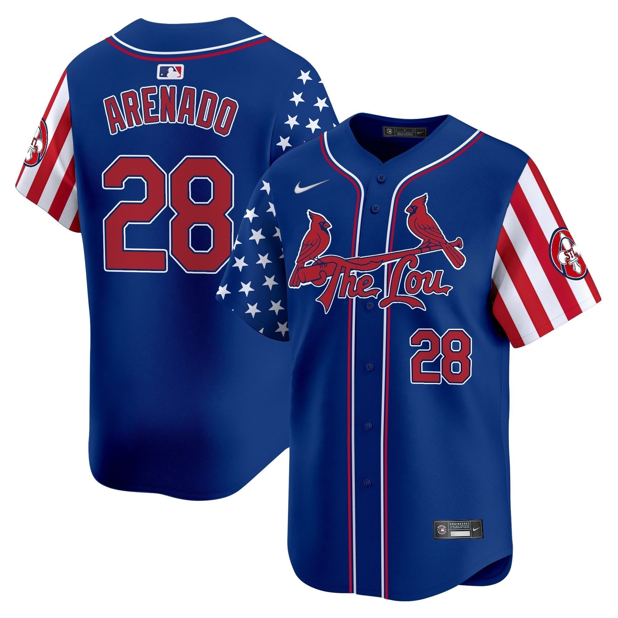STL 2025 Independence Day Vapor Premier Limited Jersey - All Stitched