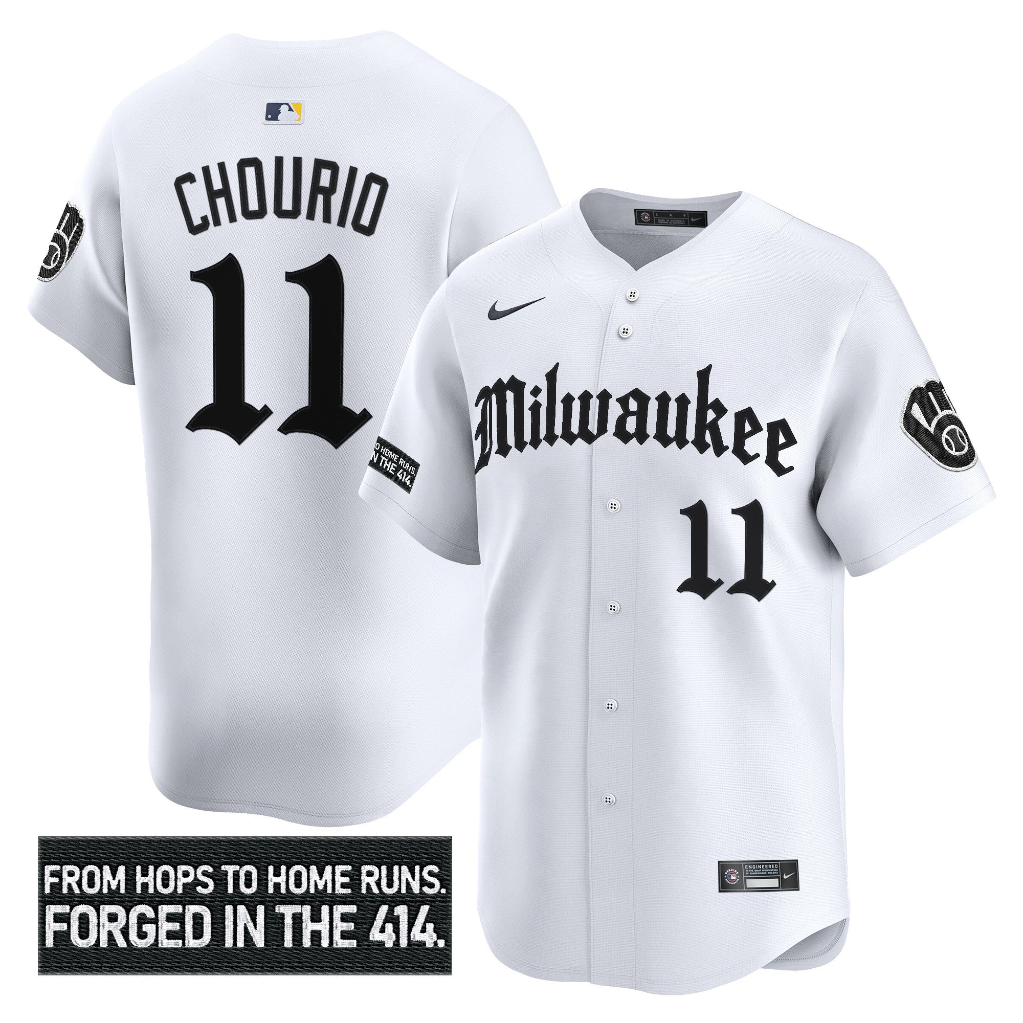 MIL 'Gothic 414 Shadows Edition' Vapor Premier Limited Jersey - All Stitched
