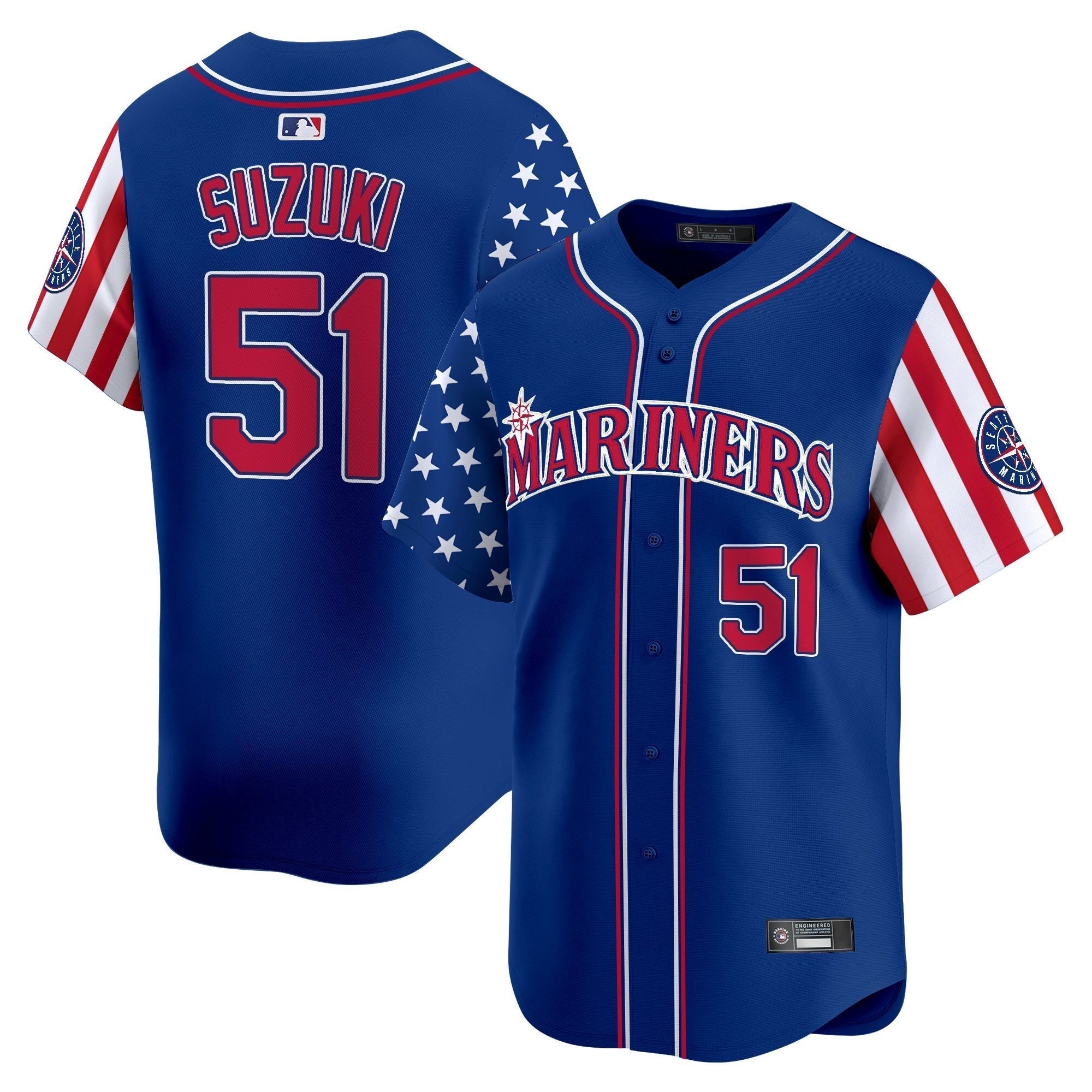 SEA 2025 Independence Day Vapor Premier Limited Jersey - All Stitched