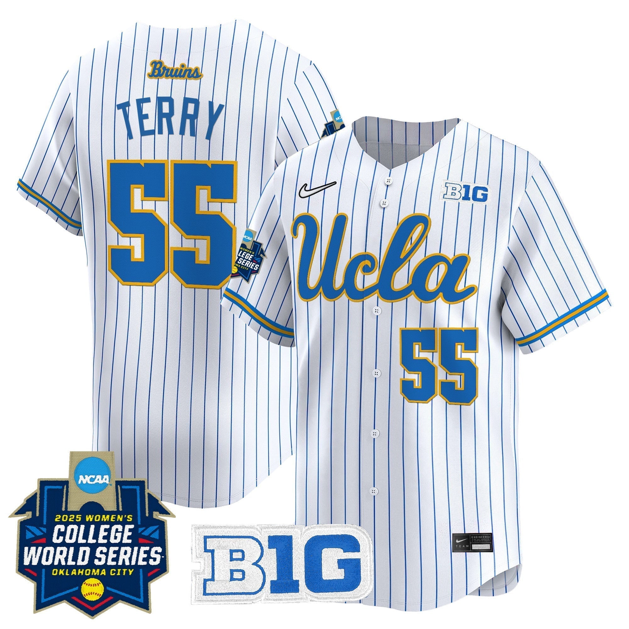 UCLA Softball 2025 World Series (WCWS) Vapor Premier Limited Jersey - All Stitched