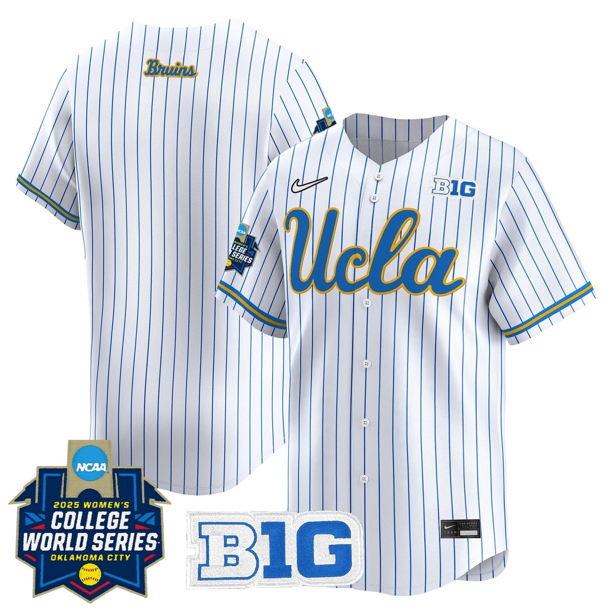 UCLA Softball 2025 World Series (WCWS) Vapor Premier Limited Jersey - All Stitched