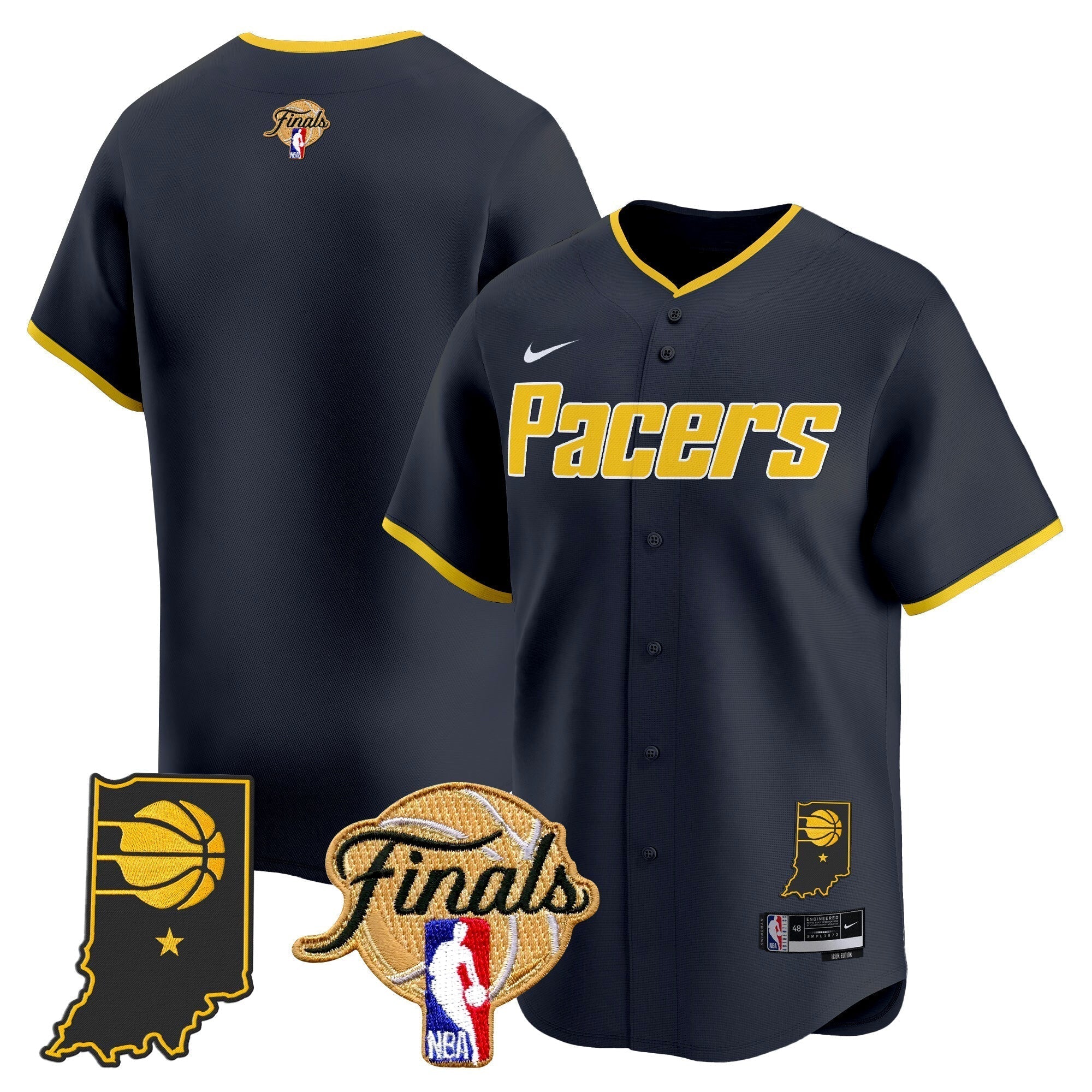 IND 2025 Finals Vapor Baseball Jersey - All Stitched