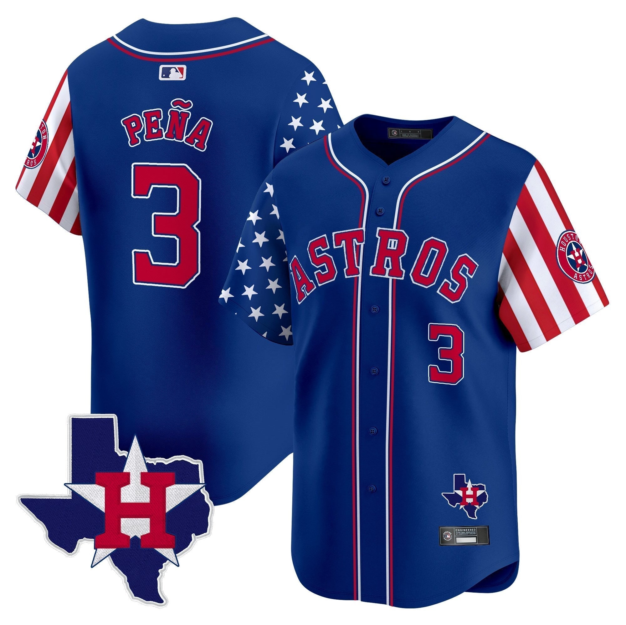 HOU 2025 Independence Day Vapor Premier Limited Jersey - All Stitched