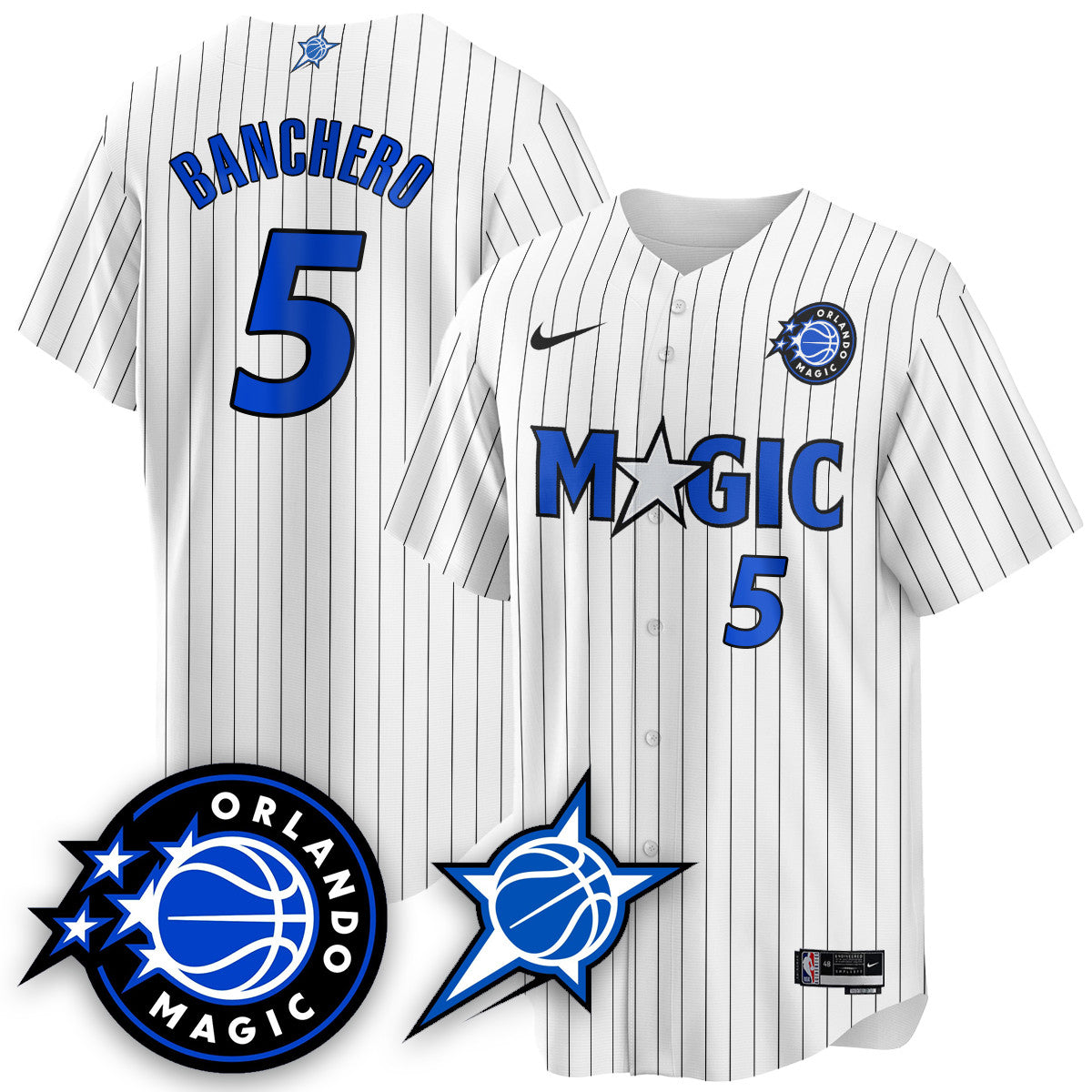 ORL New Generation of Magic Baseball Jersey - All Stitched