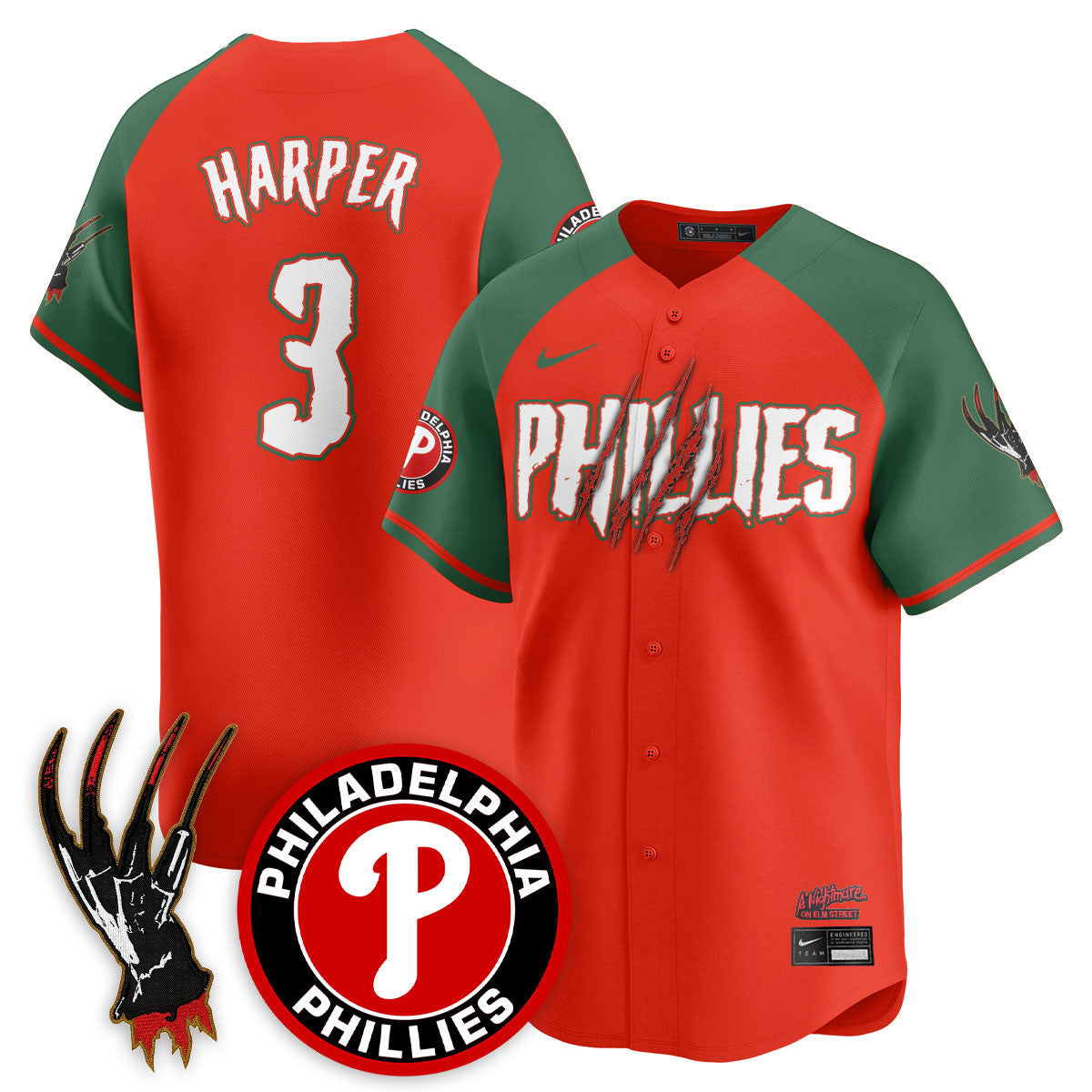 PHI "A Nightmare on Elm Street" Men Jersey - Stitched