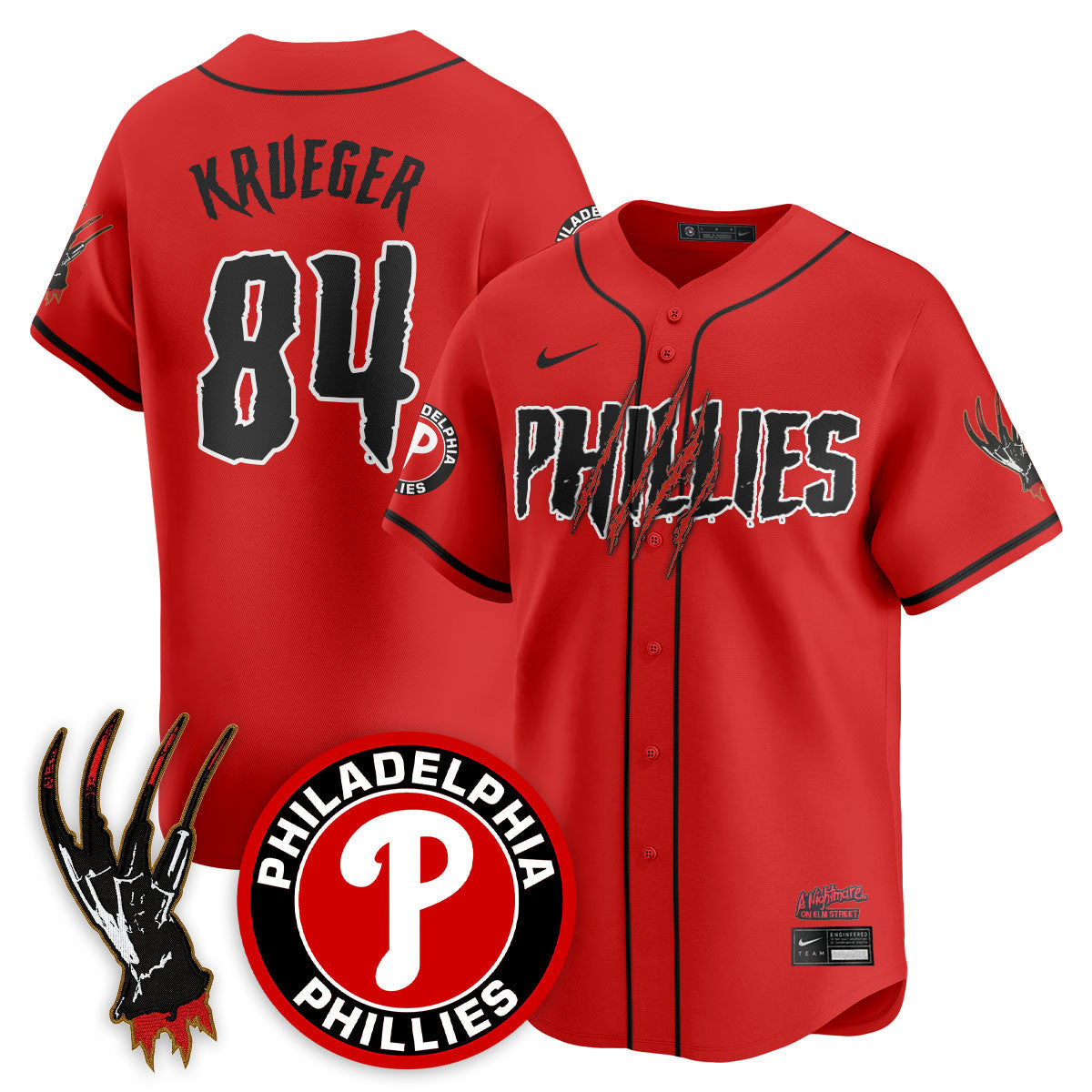 PHI "A Nightmare on Elm Street" Men Jersey - Stitched