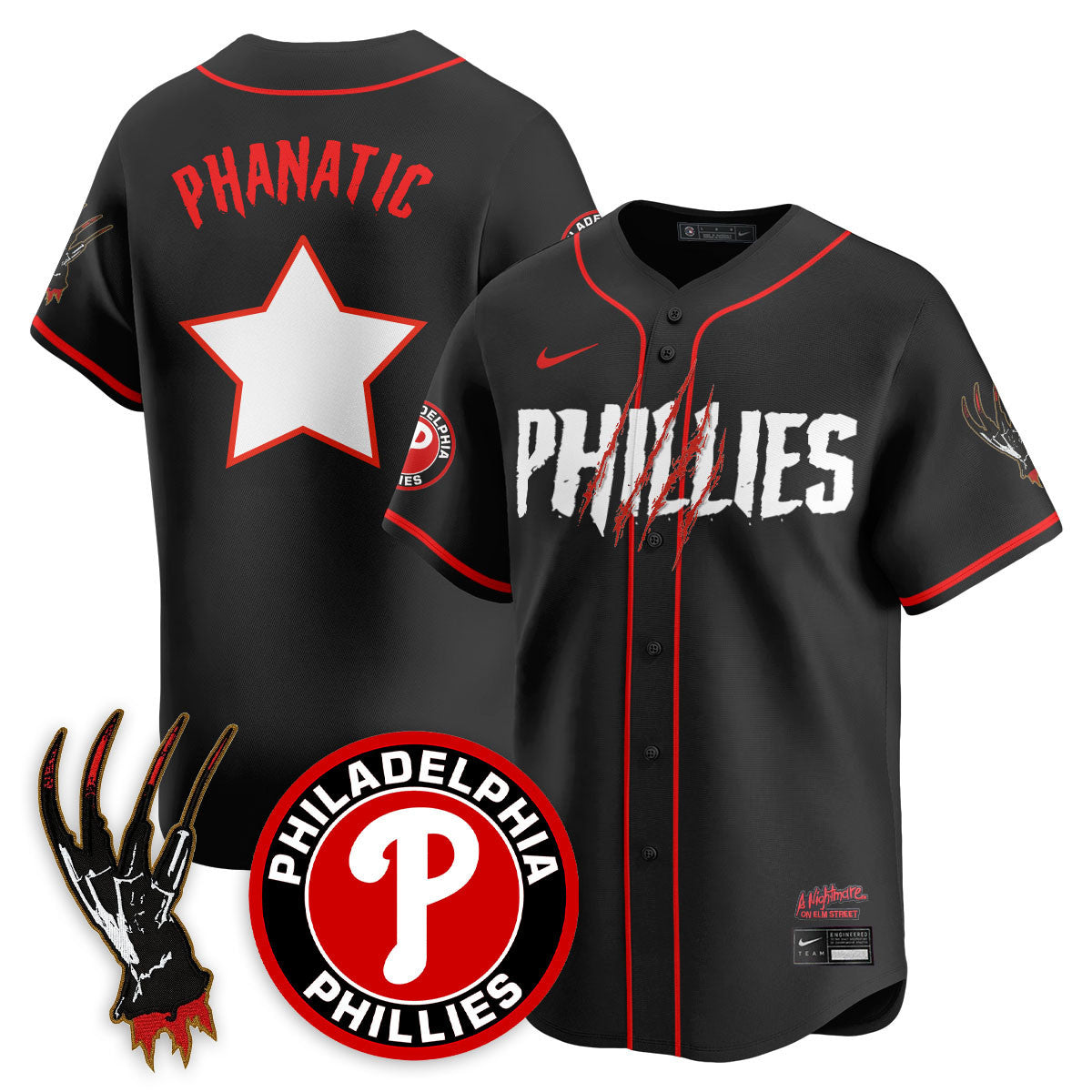 PHI "A Nightmare on Elm Street" Men Jersey - Stitched
