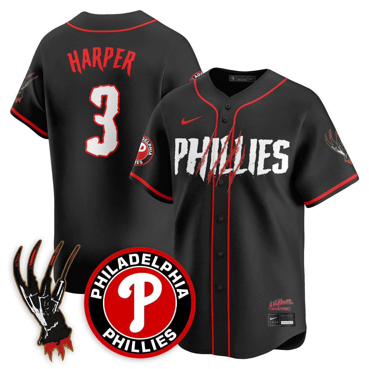 PHI "A Nightmare on Elm Street" Men Jersey - Stitched