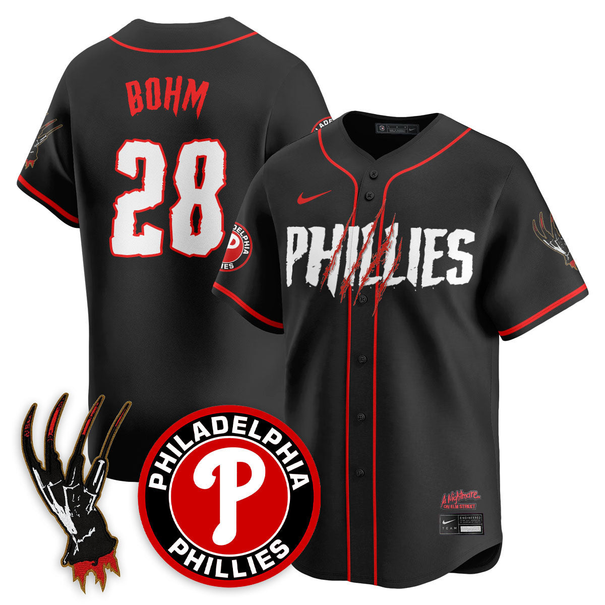 PHI "A Nightmare on Elm Street" Men Jersey - Stitched