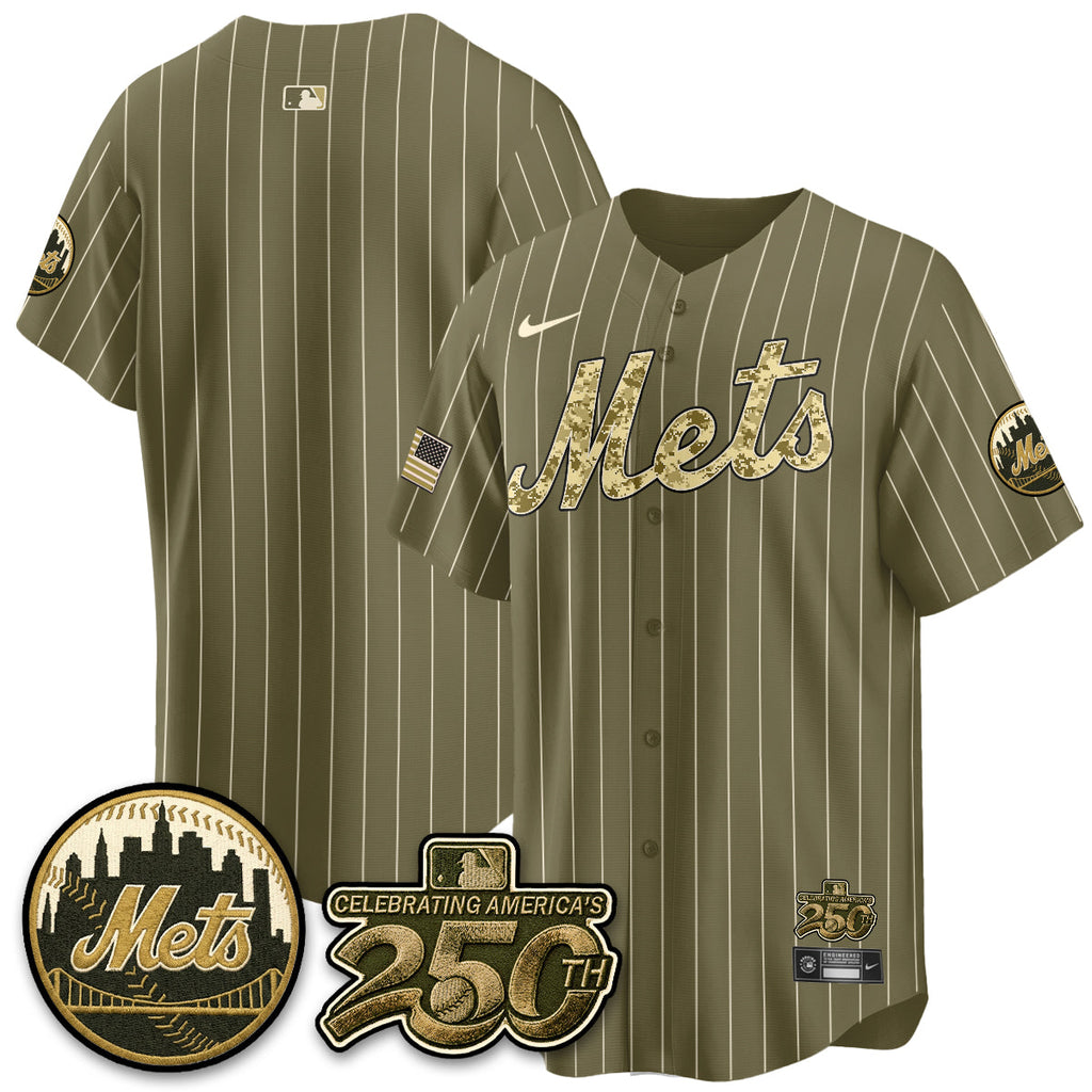 NYM Armed Forces Day Vapor Premier Limited Jersey - All Stitched V2