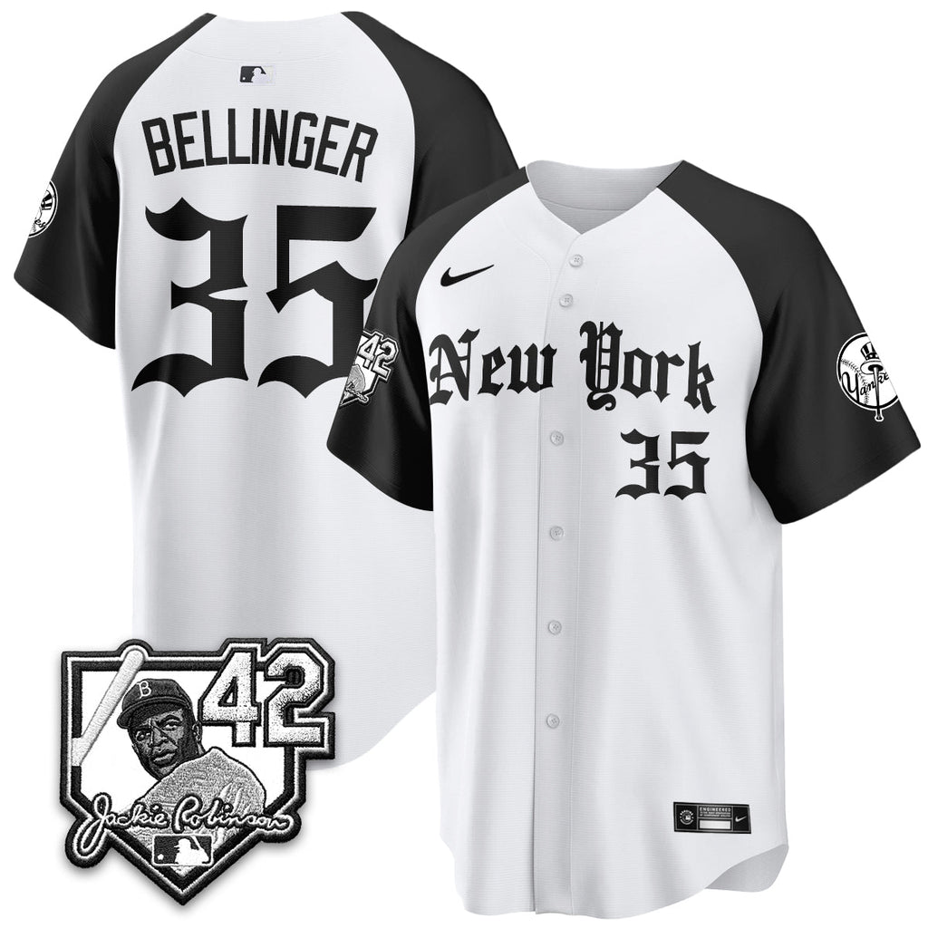 NYY 2026 Jackie Robinson Day Gothic Vapor Limited Jersey - All Stitched