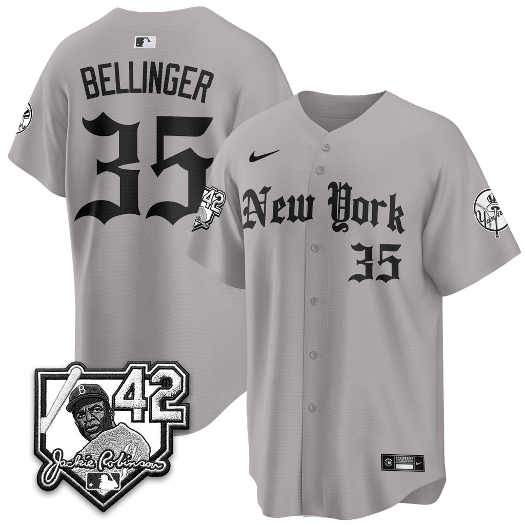 NYY 2026 Jackie Robinson Day Gothic Vapor Limited Jersey - All Stitched