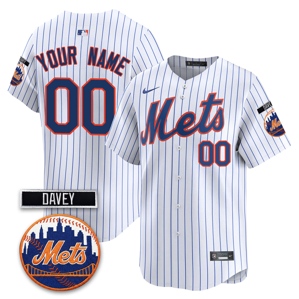 NYM 2026 Davey Johnson Memorial Vapor Custom Limited Jersey - All Stitched
