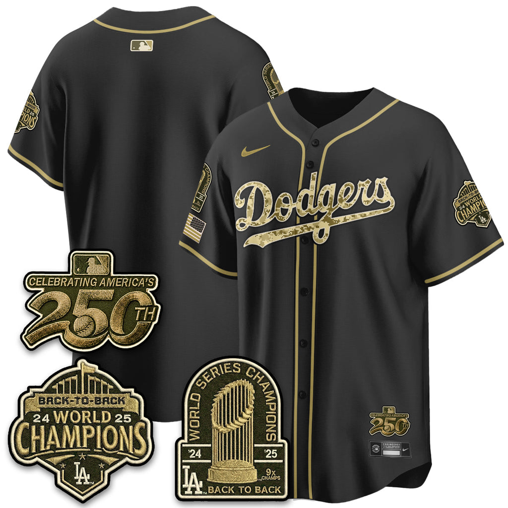 LAD Military Appreciation Game Day Jersey V2 - Stitched