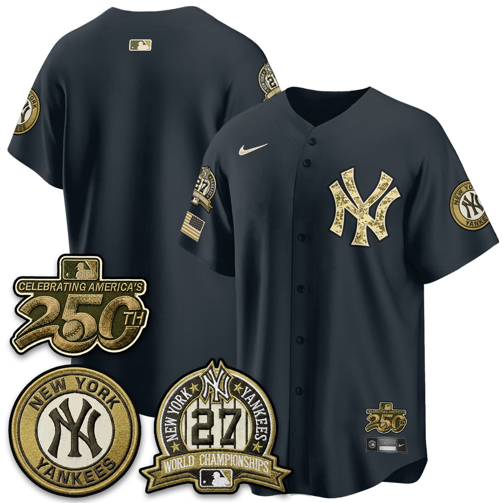 NYY Salute to Service 2026 Vapor Limited Jersey - Stitched