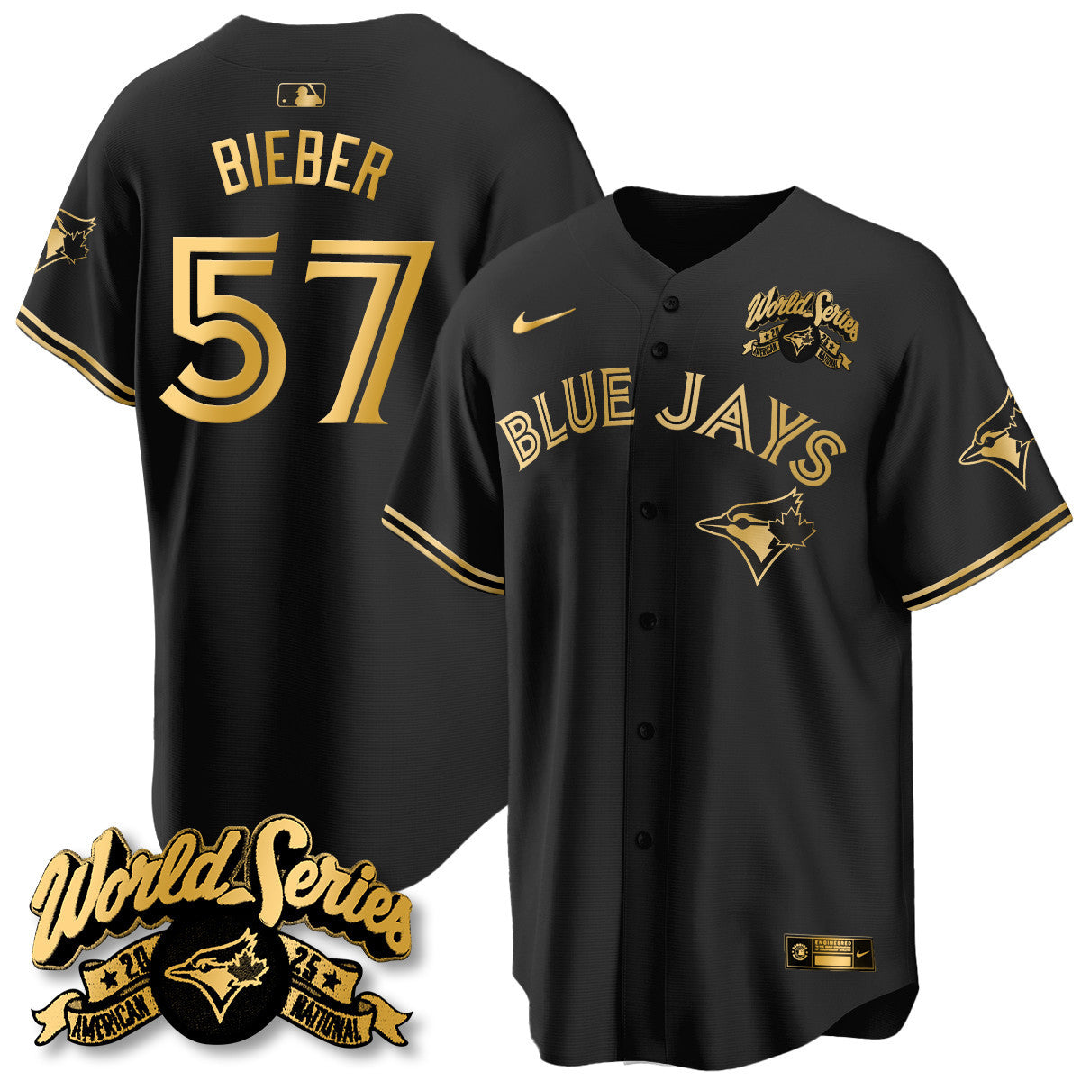 TOR 2025 American League Champions Jersey - All Stitched
